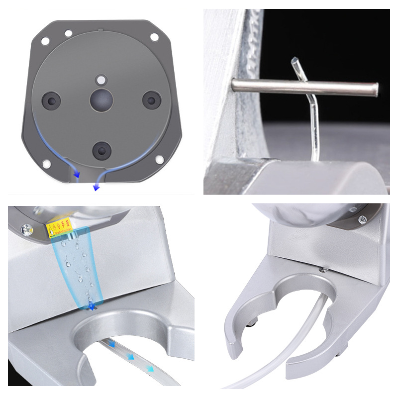 New cross-border double knife ice crusher ice breaker commercial ice machine Snowflake home ice machine milk tea shop wholesale