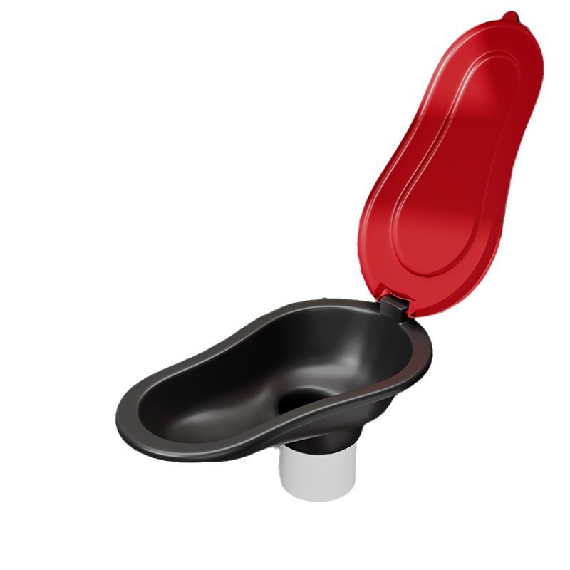 Temporary Simple Toilet for Decoration Toilet Odor-proof Flushable Disposable Plastic Squatting Toilet for Construction Site