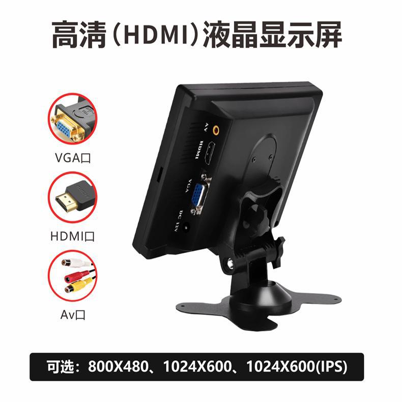 Small Display 7inch 10.1inch Desktop Home HDMI Portable Mini Tv Car Computer Vga High-Definition Screen
