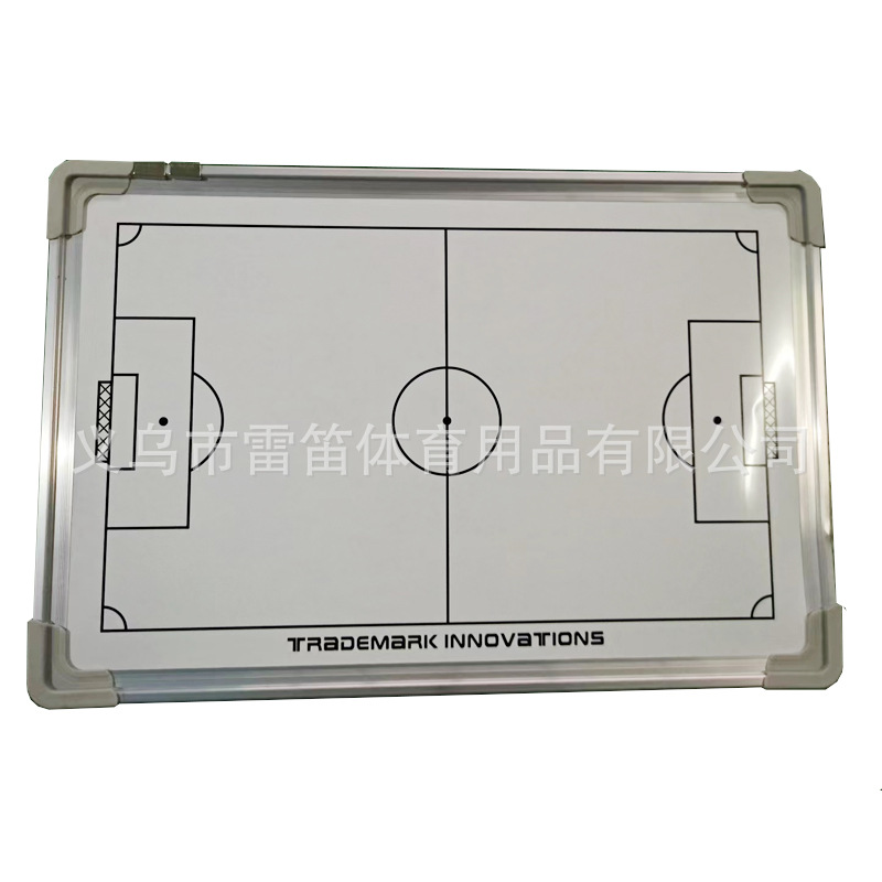 Aluminum alloy frame magnetic teaching football tactical board wall-mounted game training coach sand table command board wholesale