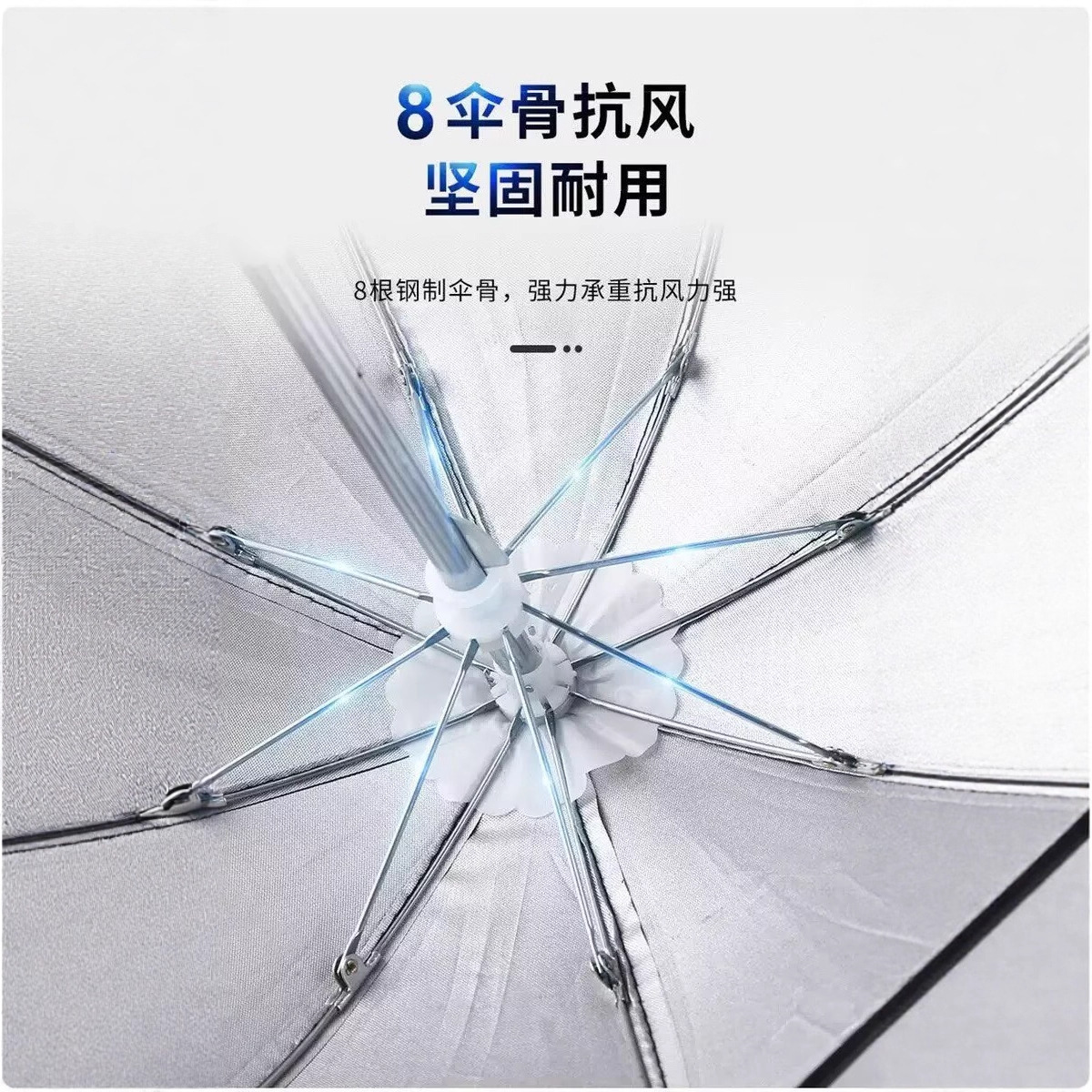 Motorcycle Small Umbrella, Motorcycle Mobile Phone Rain Cover, Sun Protection Umbrella, Takeaway Waterproof and Rainproof Electric Vehicle Mobile Phone Parasol