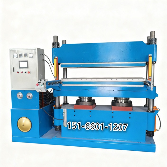 160t Electric Heating Film Oil Press Automatic Feeding Heat Press Flat Plate Vulcanizer