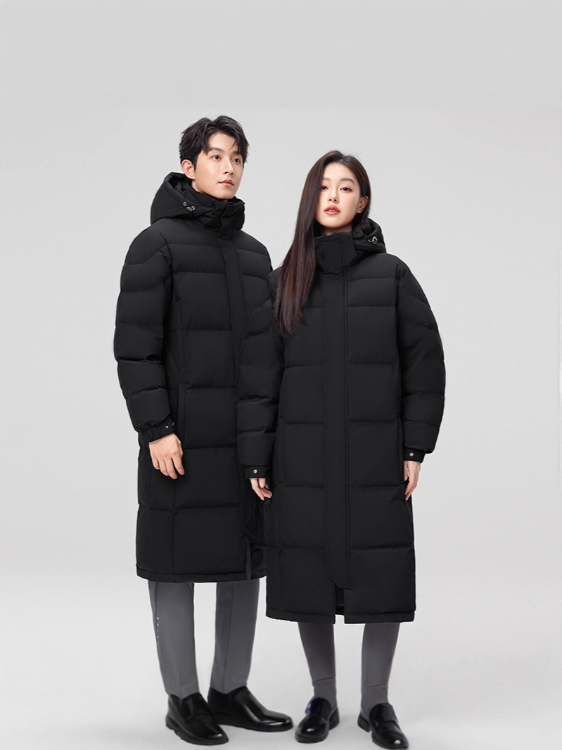 Down Jacket Winter High-End Extended Version Over-The-Knee Style Same as in Chinese Dramas for Men and Women Outdoor Water-Repellent down Jacket
