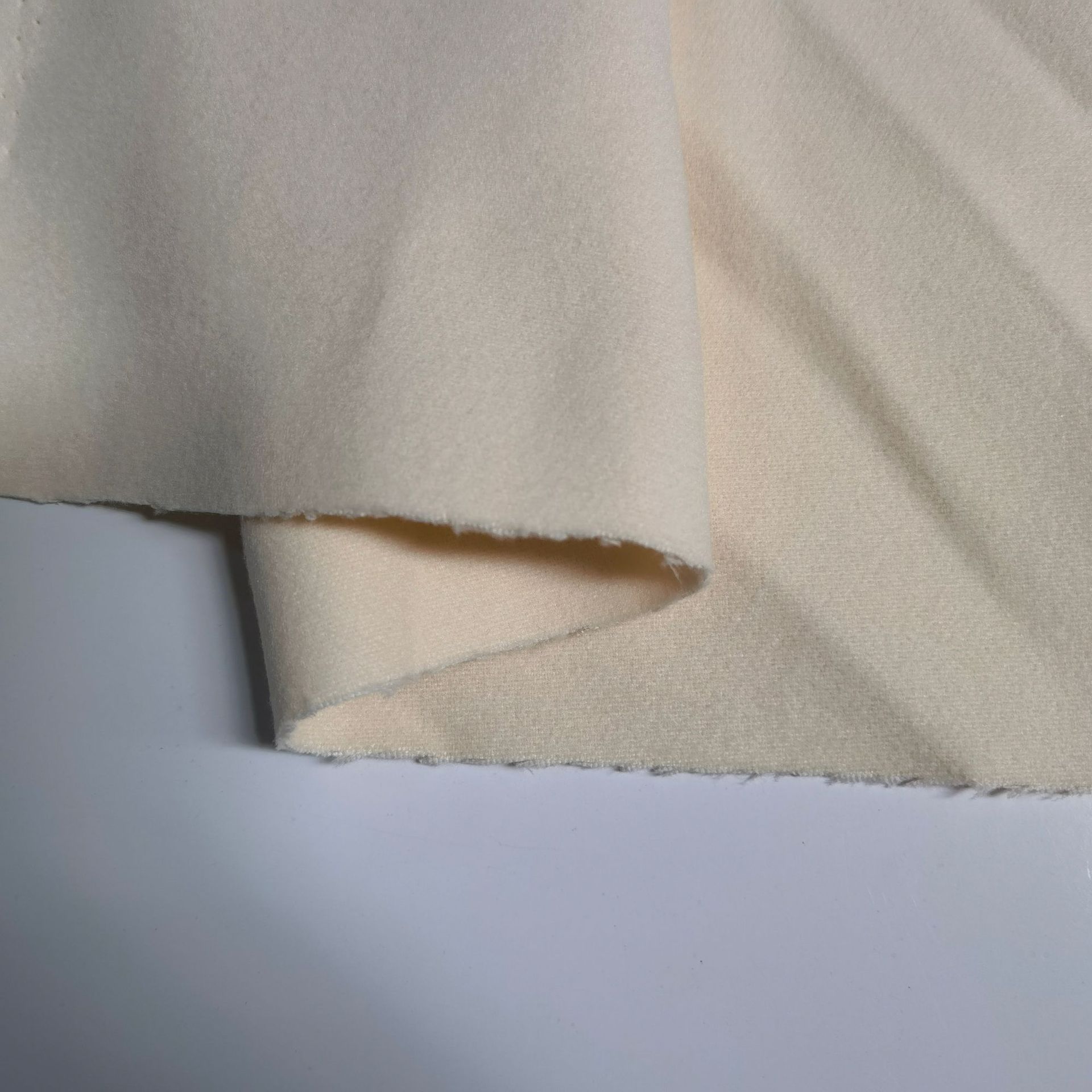 Autumn and winter double-sided woolen coat woolen fabric cape vest Chinese clothing warm coat woolen polyester fabric spot