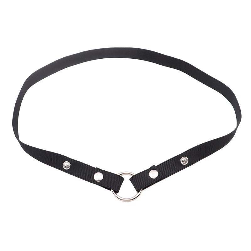 Metal CB Lock Anti-Sliding Special Adjustable elastic Band Auxiliary Tool Leather Bundled Adult Fun Accessories