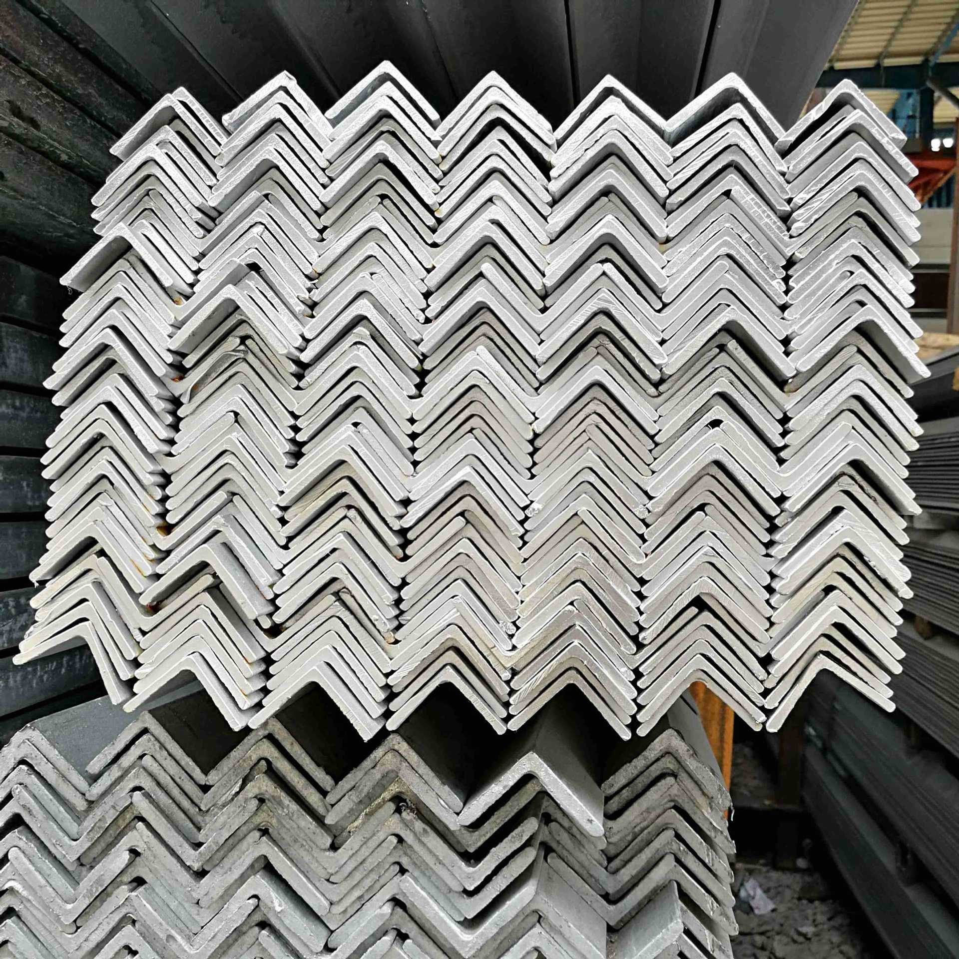 Angle Steel, Triangular Iron, Equal-Sided Angle Steel, Unequal-Sided Iron, Black Curtain Wall Materials, Q235B, Q345B, Stainless Steel 201 Material