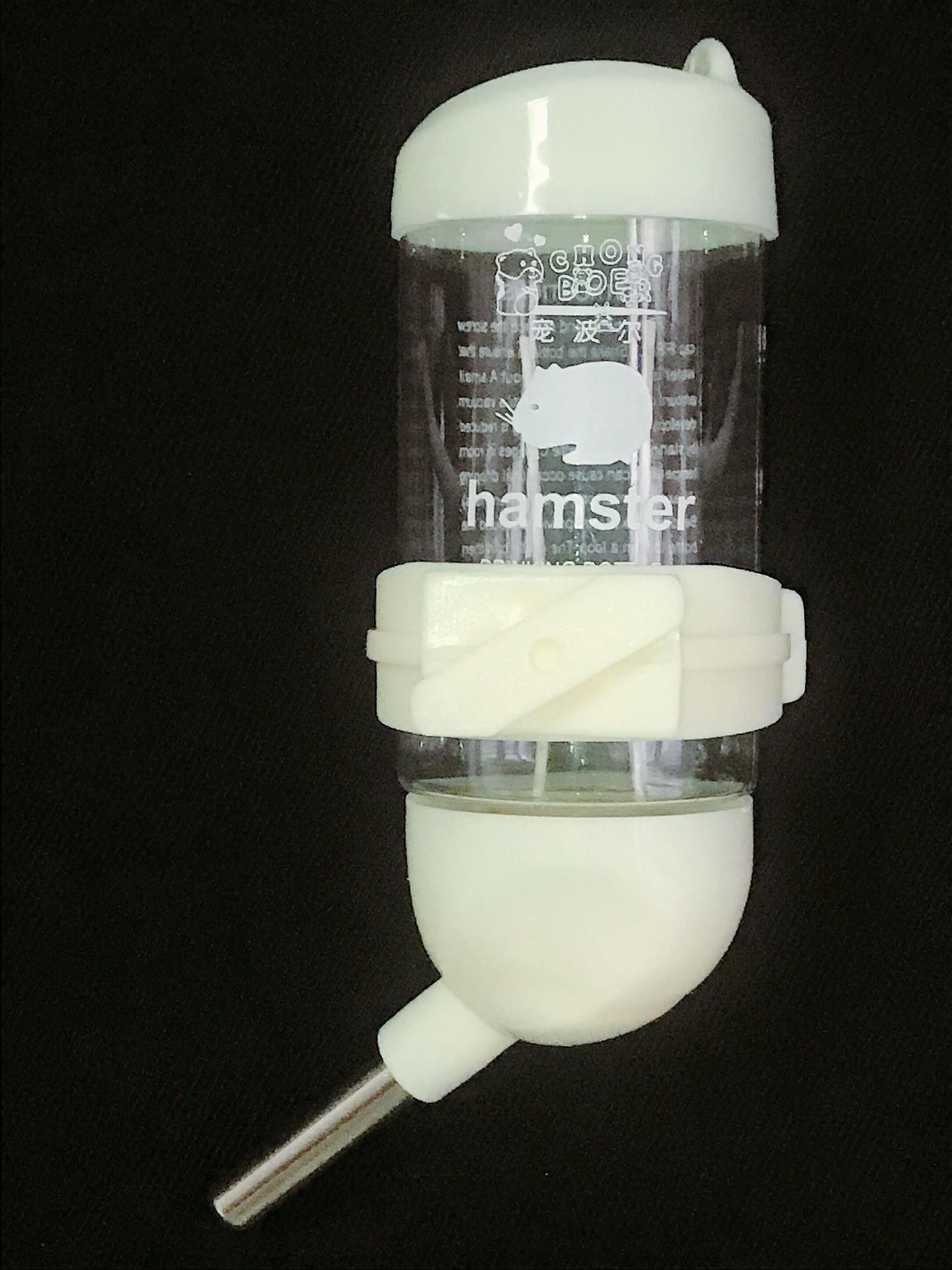 Sure enough, pet hamster Golden Bear 80ml ml water bottle double ball mute water bottle pet drinker pet