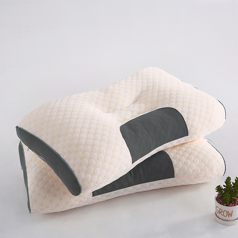 Non-Collapse Cervical Spine Protection Pillow Core Breathable High Resilience Knitted Cotton Student Manufacturer Direct Sales Customized High Elasticity