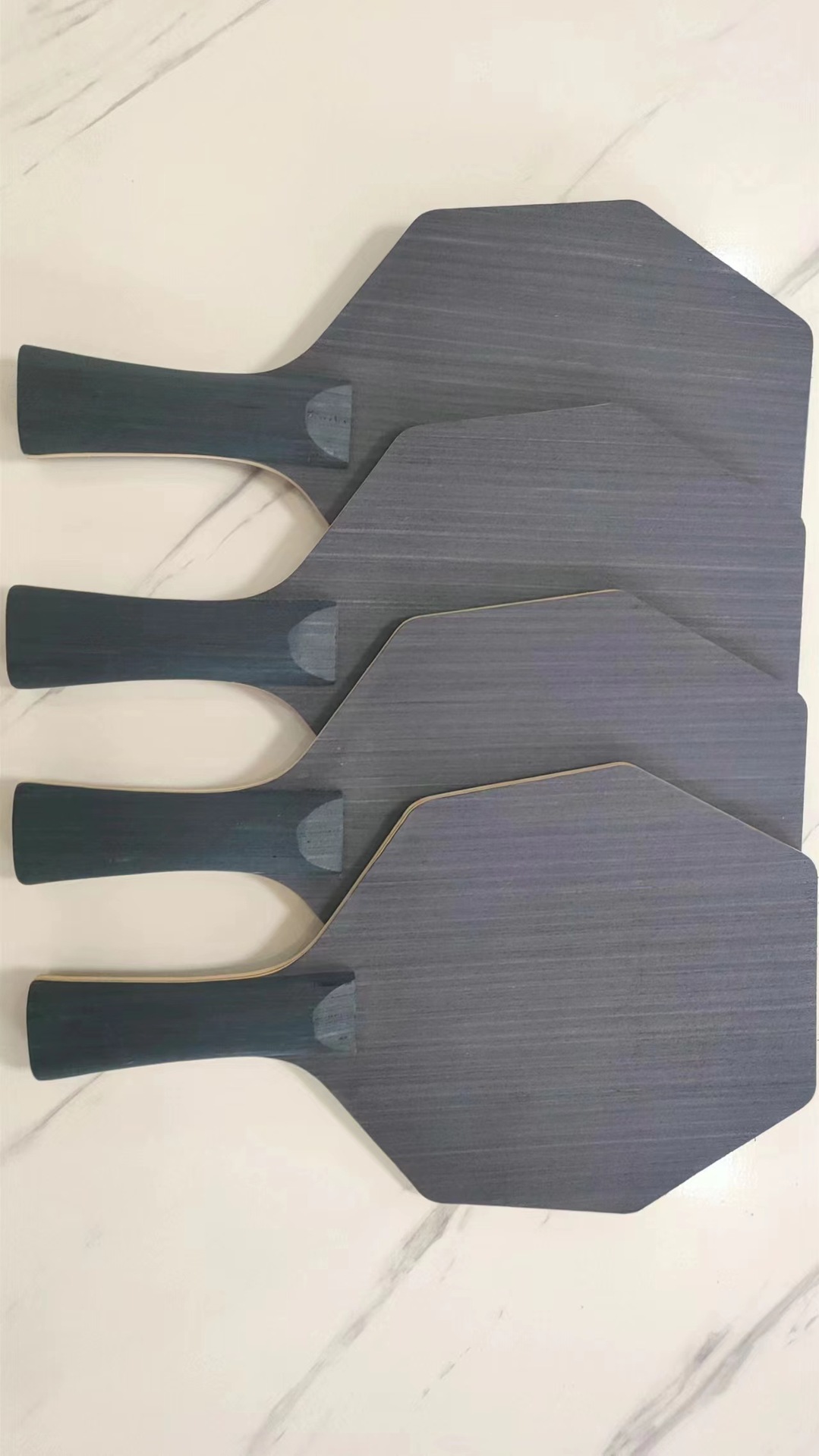 Factory direct supply technology Ebony material horizontal straight 5-layer Poplar technology ebony table tennis racket bottom plate