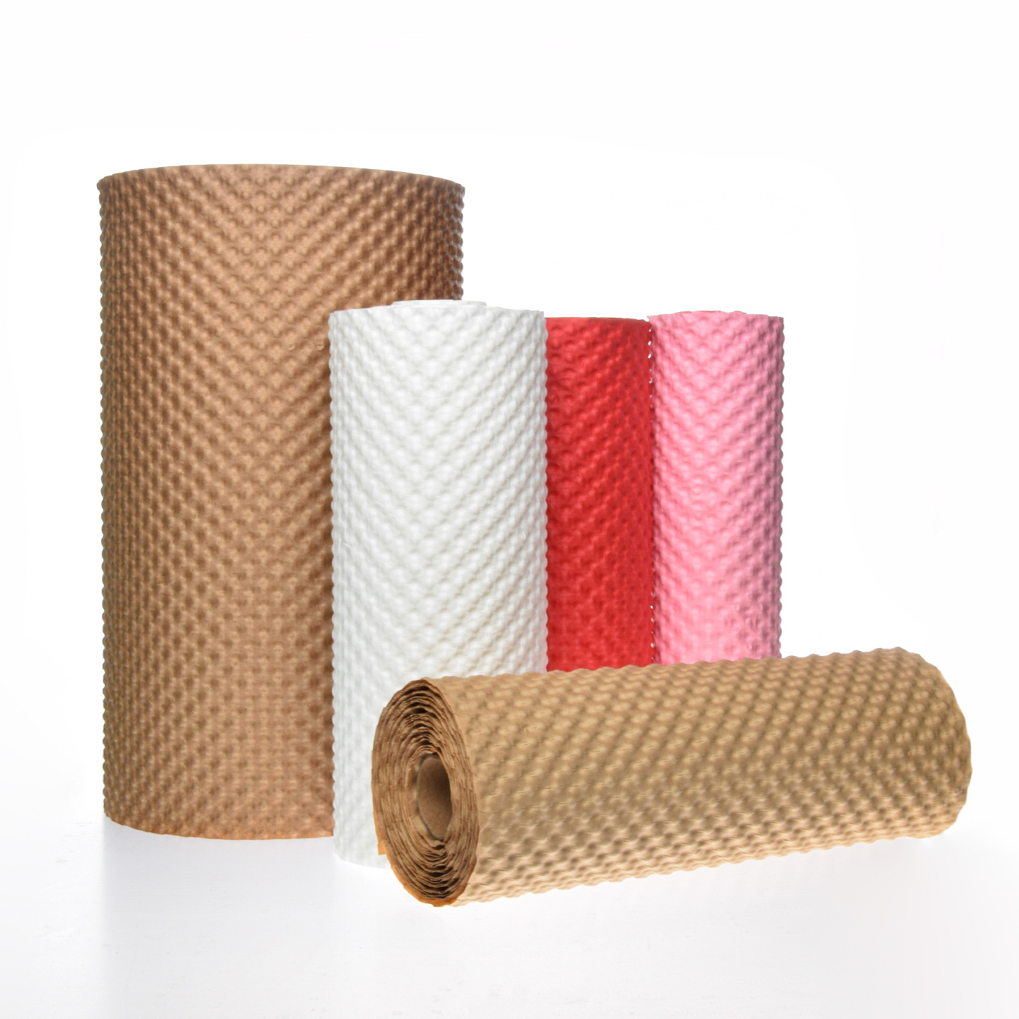 Pressed Bubble Kraft Paper Gift Porcelain Fragile Packaging Small Bubble Plastic Film Alternative Bubble Paper Cushioning Shockproof