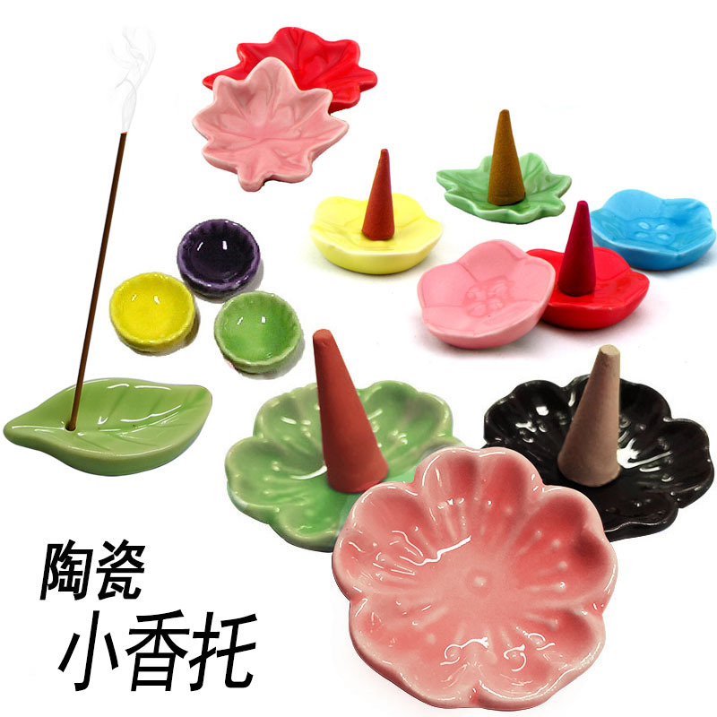 Оптовая продажа керамического маленького держателя для благовоний Xt-1, башня для благовоний, маленькая подставка для обратного потока, элегантный стиль дзен