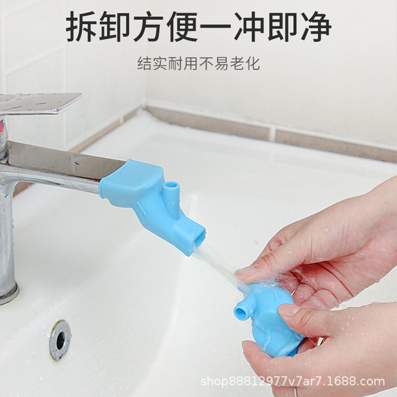 Spout faucet extender soft material TPR silicone Guide sink faucet elastic joint water diversion Yiwu