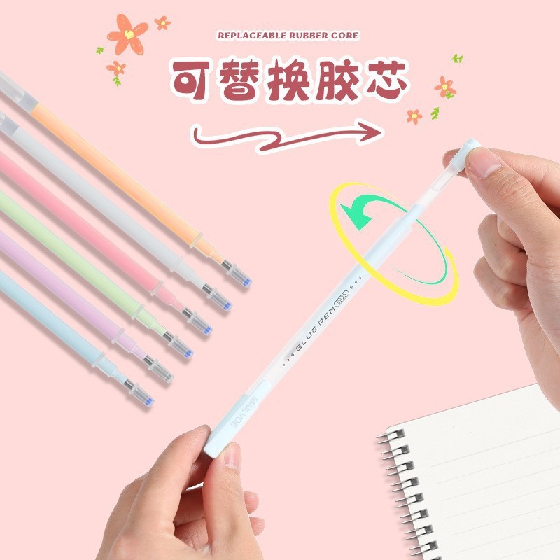 Pen-Type Dot Glue Girl's Heart Pen-Shaped Dot Glue Pen Handbook Dot Glue Pen Quick-Drying Traceless Kidsren's Handmade Glue