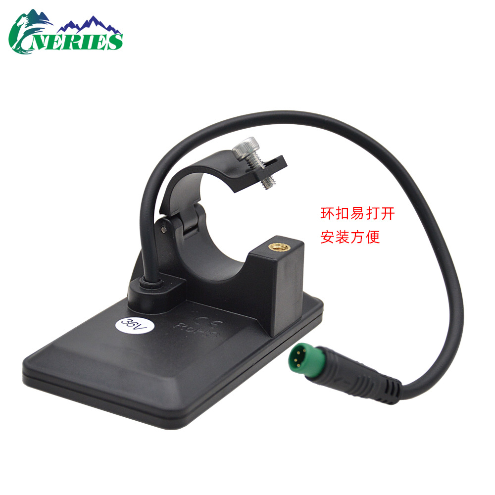 Gd01 Bicycle Lcd Instrument Five-Core Waterproof Head Lcd Display Lithium Battery Modification Accessories 24V/36V/48V