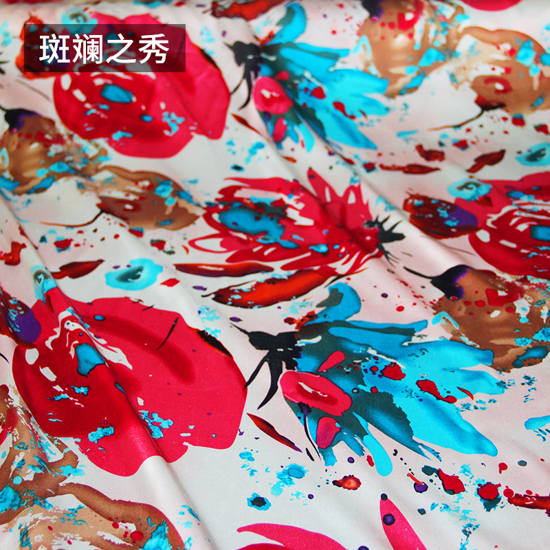 Silk Fabric Plain Crepe Satin Printed Bed Sheetss Bedding Quilt Cover Mulberry Silk Clothing Pillowcase Manufacturer Wholesale Silk Silks and Satins