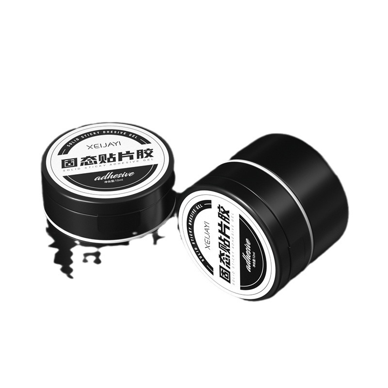 Solid Patch Glue Canned Nail Patch Adhesive 2024 New Solid Paste Does Not Damage This Nails and Does Not Stick to Your Hands Wholesale
