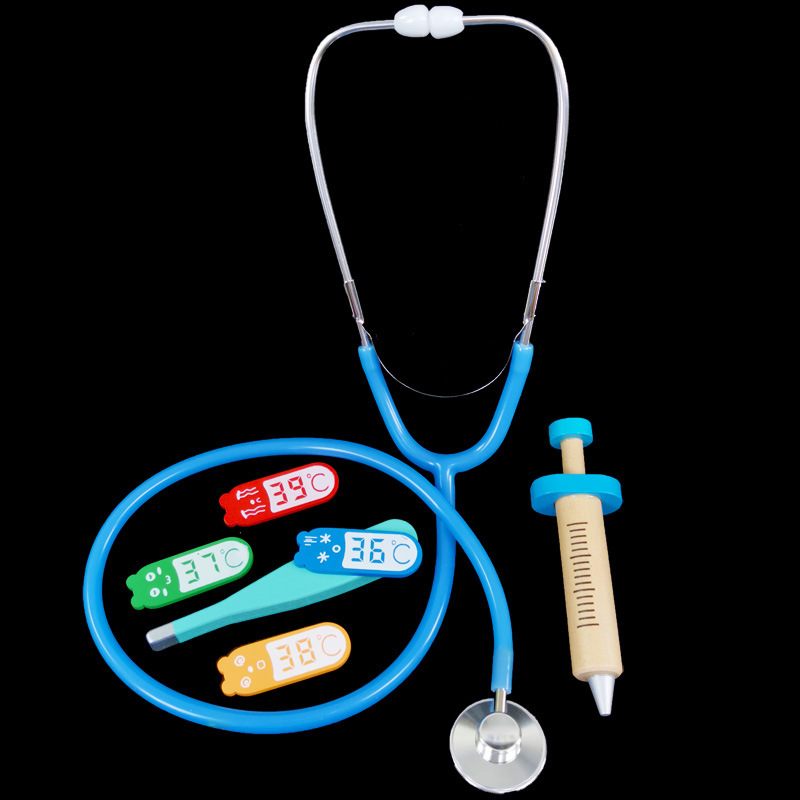 stethoscope children play house toy kindergarten doctor nurse role-playing props simulation diameter 4.5cm