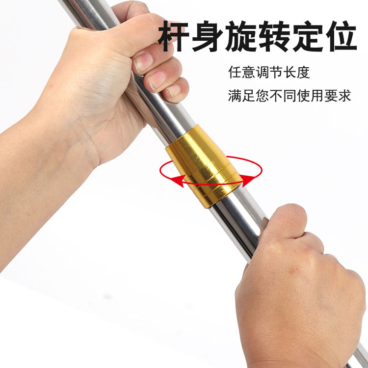 Thickened Stainless Steel Telescopic Fruit Picker for Harvesting High-Altitude Fruits Such as Fragrant Cypress, Locust Flower, Mango, Loquat, Apricot, and Net Bags
