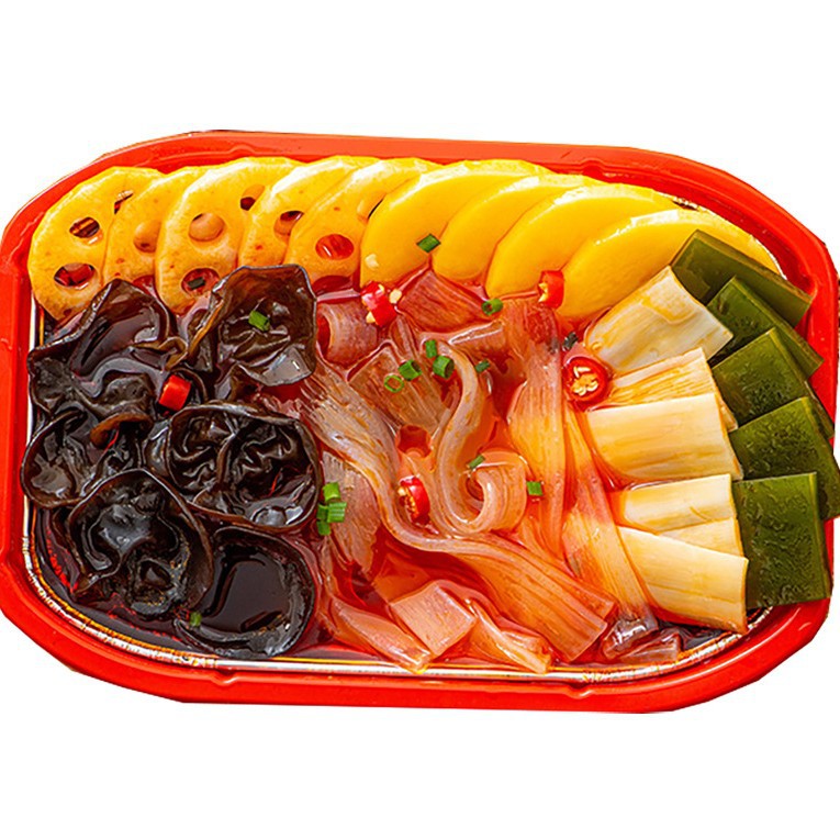 [Alhen] Self-Heating Hot Pot Flavor Optional Single Box of Spicy Lazy People’S Halal Food