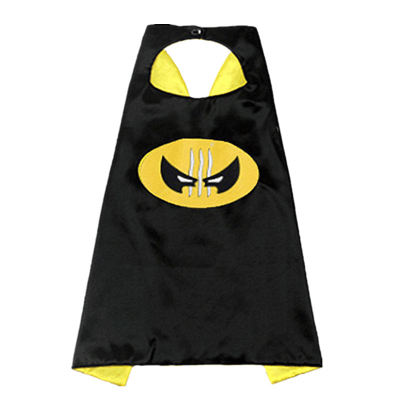 Kids Spider-Man Hero Cloak Hulk Cloak Cloak Children's Cloak Mask Halloween Performance Costume