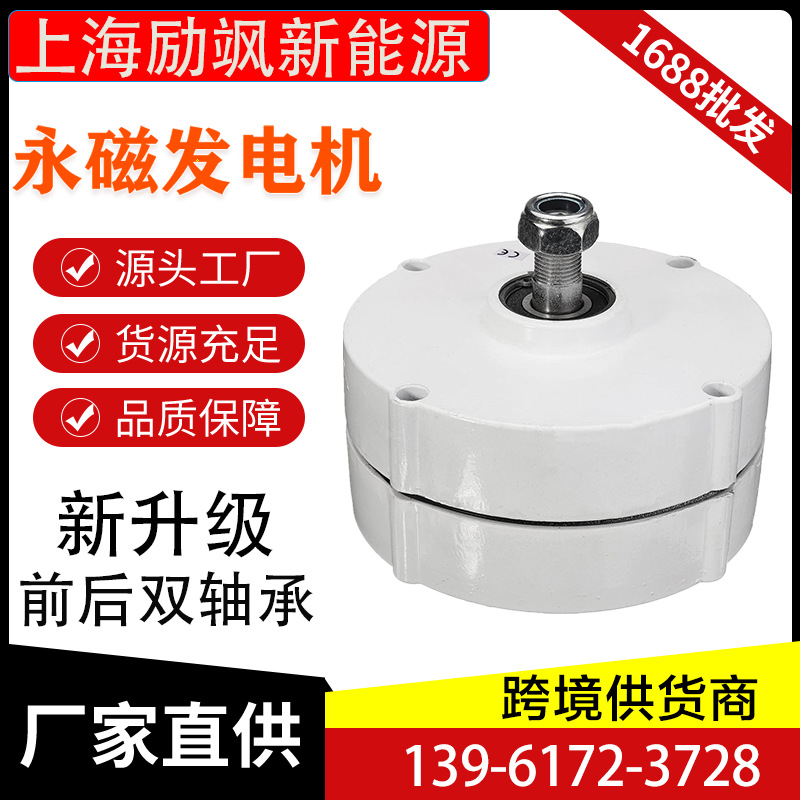 Прямые поставки 100W 12v 24v бытовой трехфазный переменный ток постоянный магнитный синхронный генератор