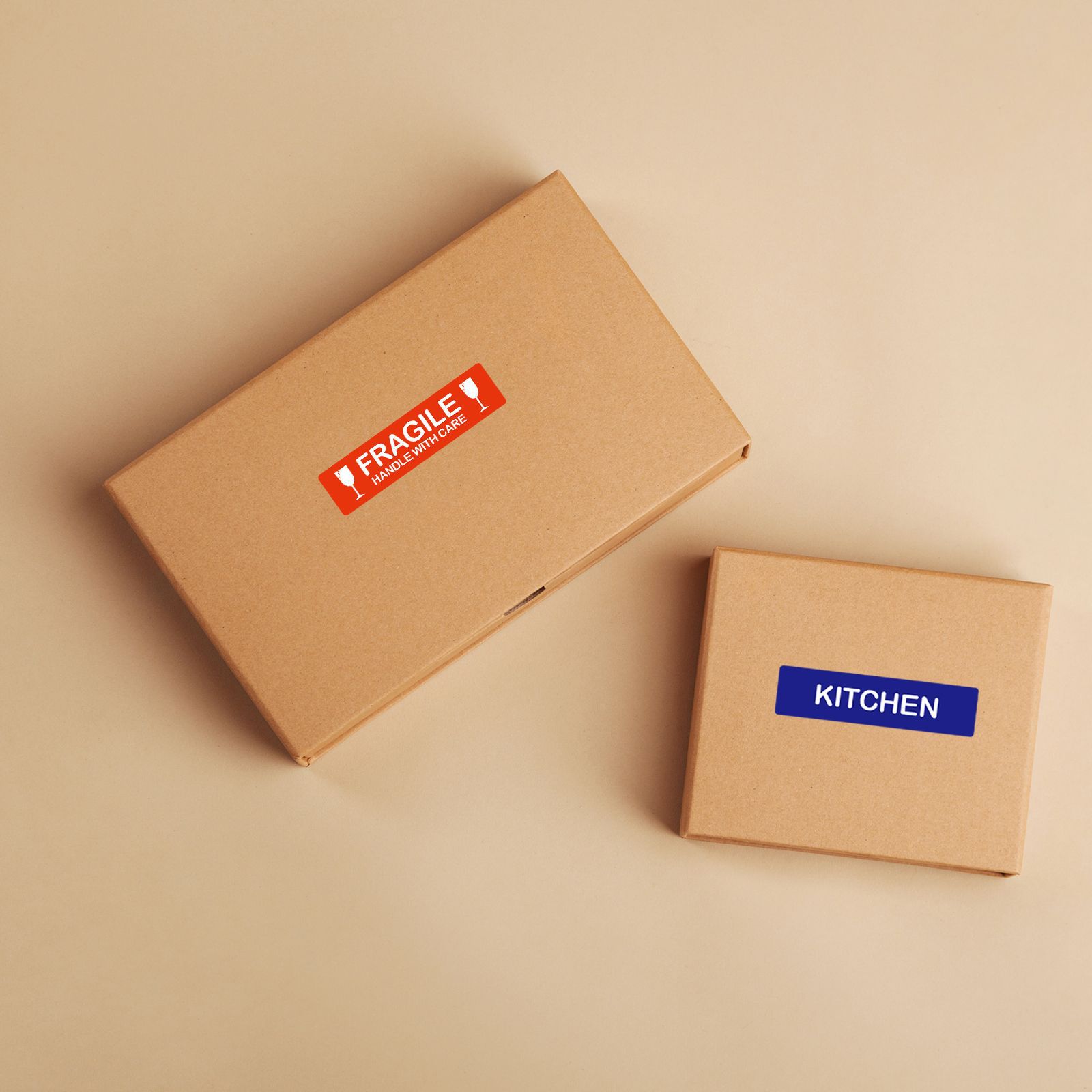 Amazon eBay foreign trade moving label stickers each 14 stickers moving label label stickers warning