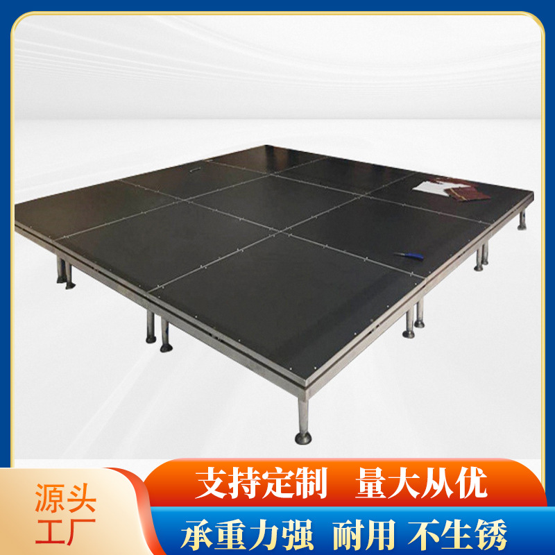 Foshan Manufacturer Aluminum Alloy Wedding Portable Stage Setup Mobile Quick Installation Wedding Stage T-Stage Setup