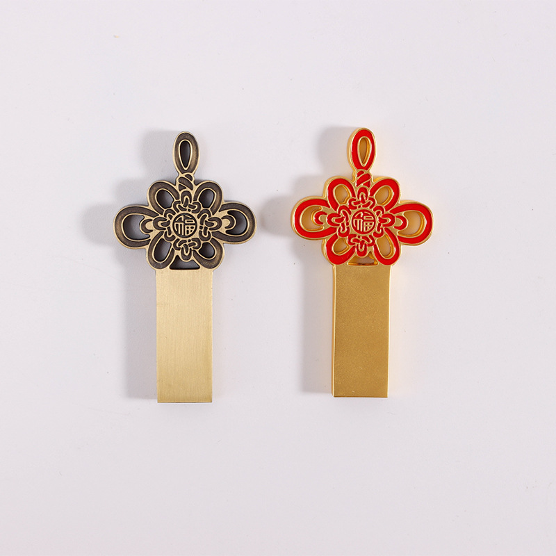 Chinese-Style USB Flash Drive Shell Processing, Personalized Zinc Alloy Hardware, Neutral L0G0 Metal Product Customization Manufacturer
