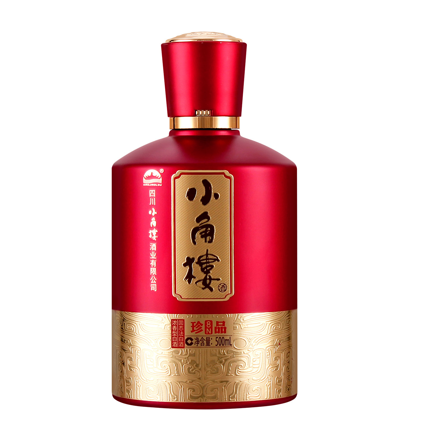 Sichuan Xiaojiu Lou Strong-Flavor 52-Degree Liquor Gift Box, Pure Grain Solid-State Brewing, 500ml, Whole Box Wholesale and Delivery
