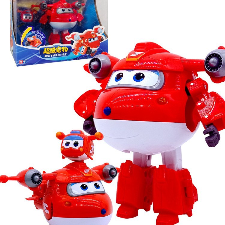 Игрушка трансформер Super Wings, сумка-робот, шериф Леди Сяоай, супер питомец Ми Бао Лебао