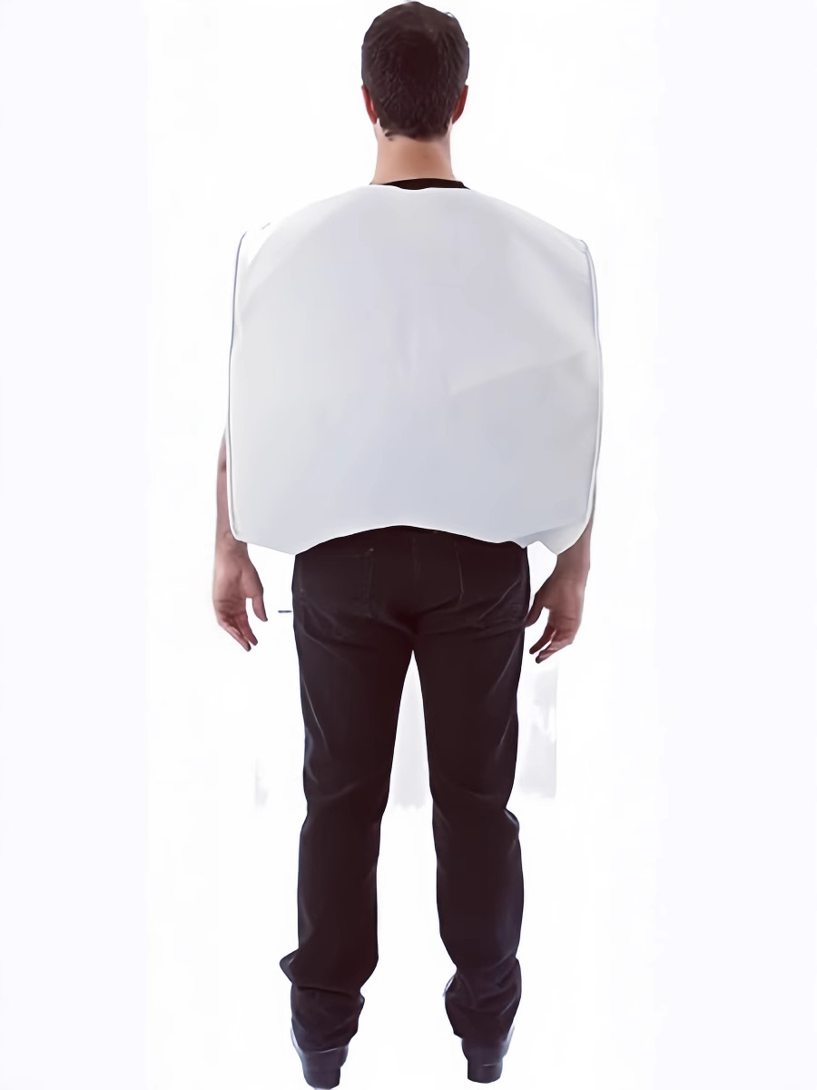 Halloween Annual Meeting White New Funny Toilet Paper Play Clothes Men's and Women's Makeup Toilet Paper Spoofs cosplay Clothes