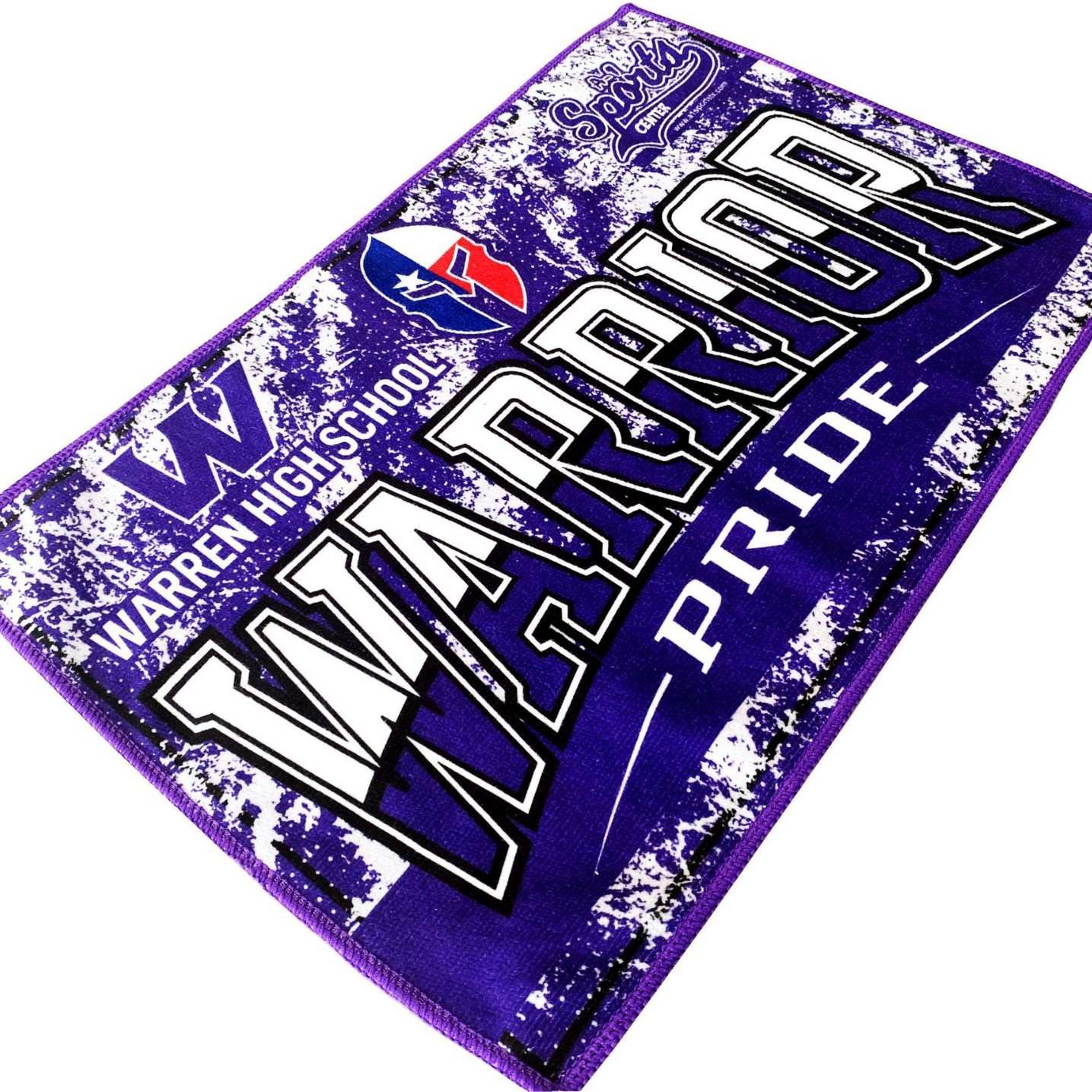 Custom Rally Towel Microfiber Printed Rally Event Towel with Light Rally Towel Jersey Towel