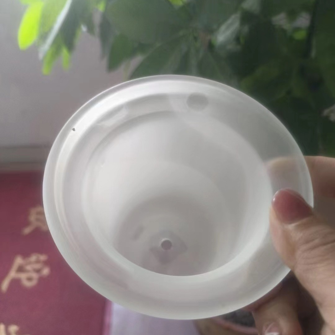 Toilet Cup Toilet Brush Cup Frosted Ceramic Cup Storage Rack Hanging Glass High White Bathroom Toilet Toilet Brush