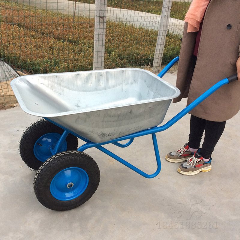 One-Wheeled Trolley Construction Site Agricultural Sand and Soil Construction Dump Truck Garbage Handling Garden Manual Two-Wheeled Trolley Free Shipping