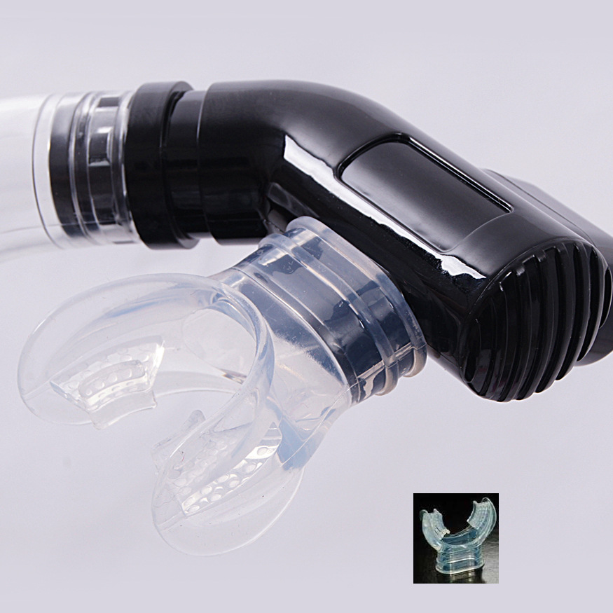 Swimming Bite Snorkeling Deep Diving Connection Breathing Tube Food Grade Silicone Bite Diving Soft Adult Children Universal
