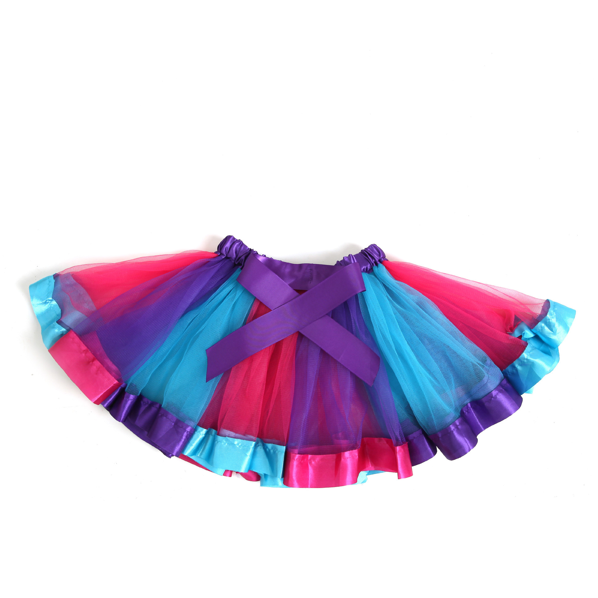 Adult rainbow skirt mesh tutu skirt dance skirt girl's skirt