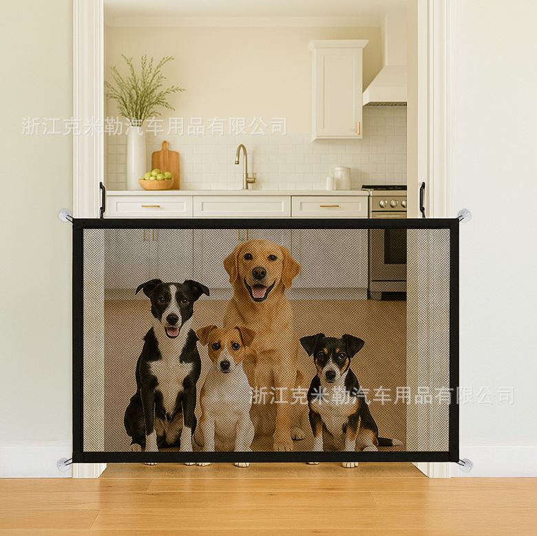 Pet Fence No-Drill Dog Cage Protective Net Balcony Cat Isolation Dog Indoor Barrier Safety