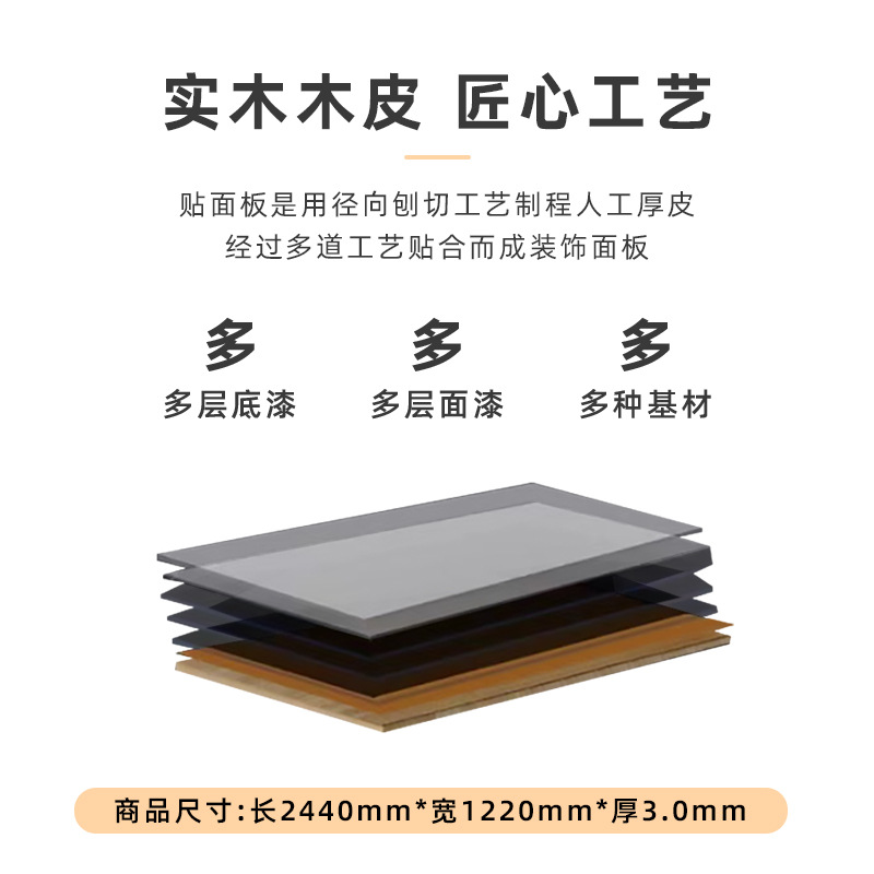 Natural Wood Veneer Solid Wall Decorative Panel Decoration Simple Background Wall Manufacturer Customized Real Wood Veneer