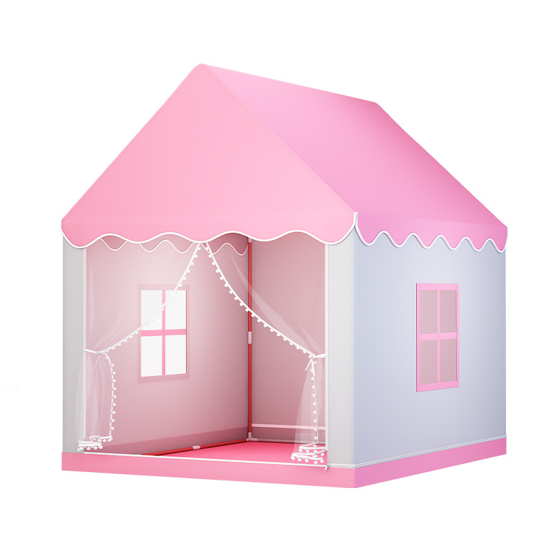 Children's Tent Indoor Girls Boys Castle Small House Dollhouse Princess Dream Bed Game Secret Base
