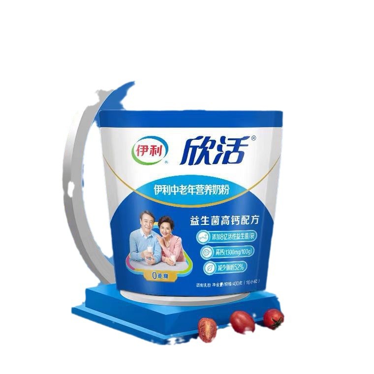 [Free Shipping] Yilixinhuo Nutritional Milk Powder for Middle-Aged and Elderly People 400g Multi-Dimensional High Calcium Selenium-Rich Probiotics Without Sucrose