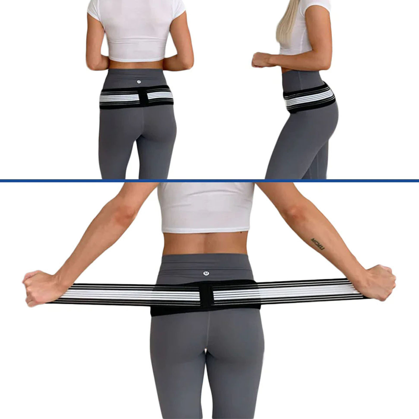 Breathable, Non-Slip, Adjustable Postpartum Abdominal Belt, Pelvic Belt for Women, Waist Cincher, Hip Lift Belt