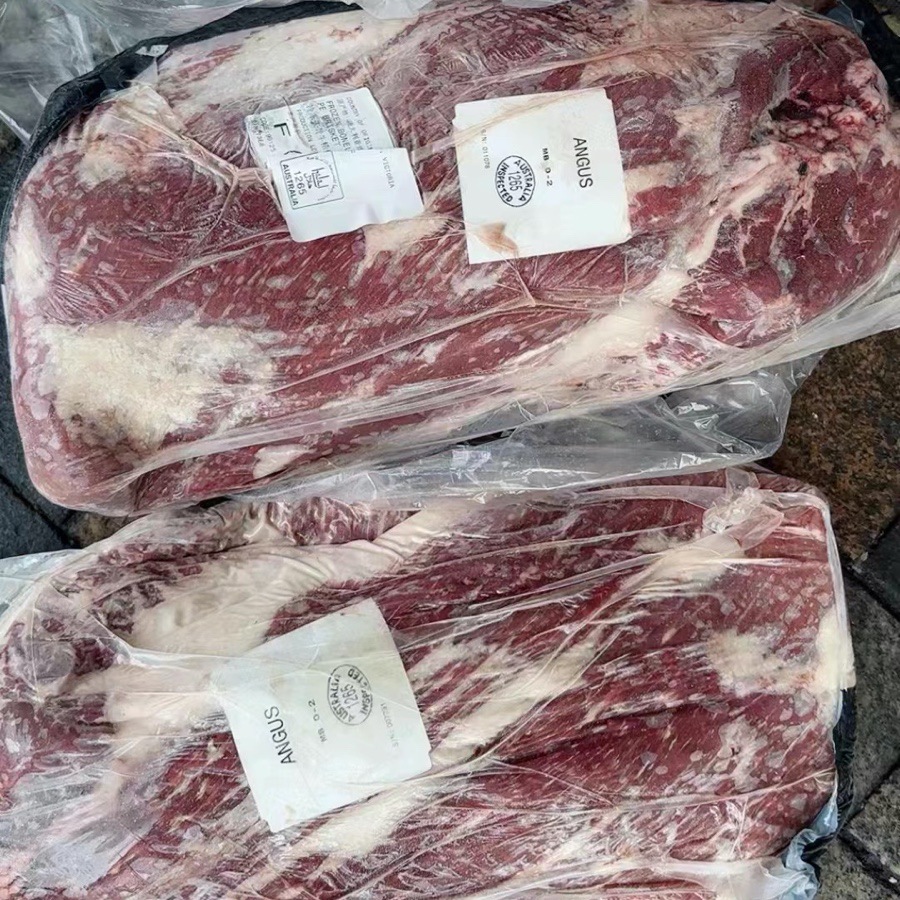 Australian 1265 Factory Beef Brisket Angus M2M3M5 Beef Brisket Grain Fed Beef Five Flower Original Cut Steak Wholesale