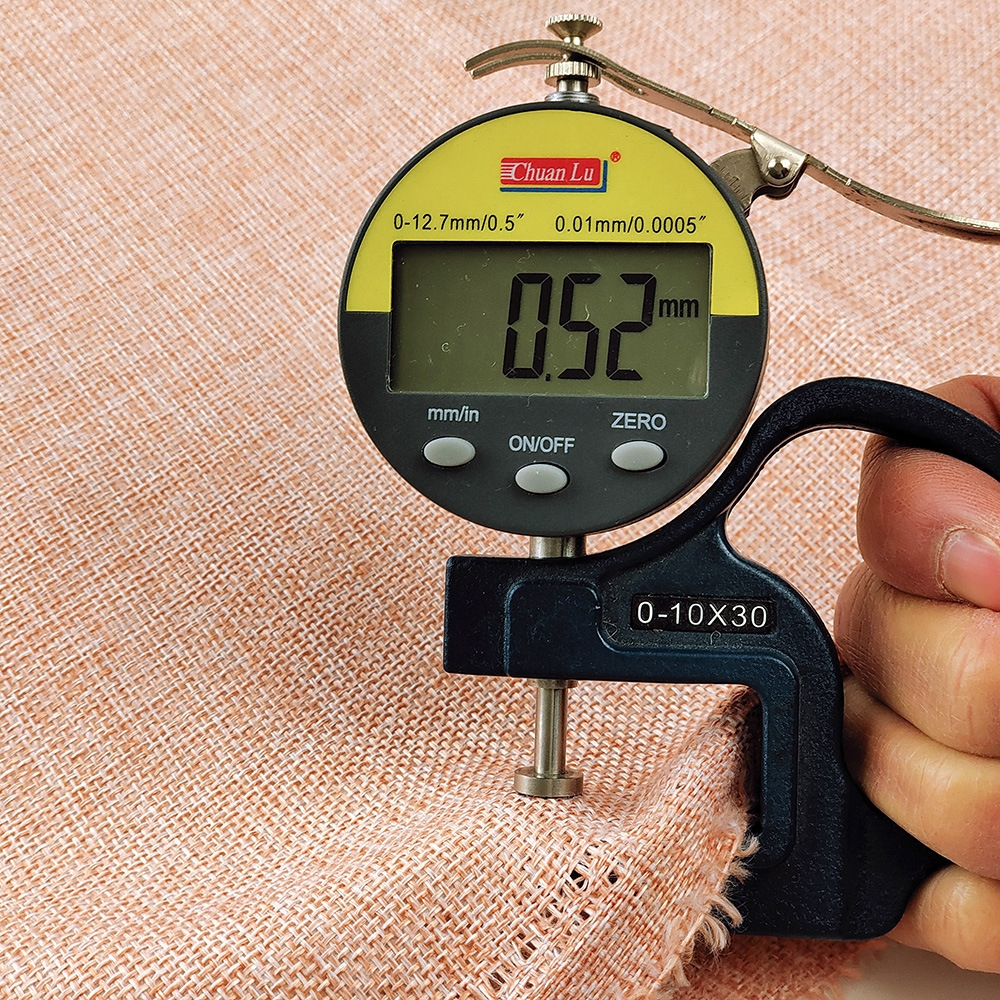 Empty Silk Imitation Linen Printed Fabric Luggage Handbag Charcoal Bag Imitation Linen Fabric Cotton and Linen Pillow Fabric Linen Sticky