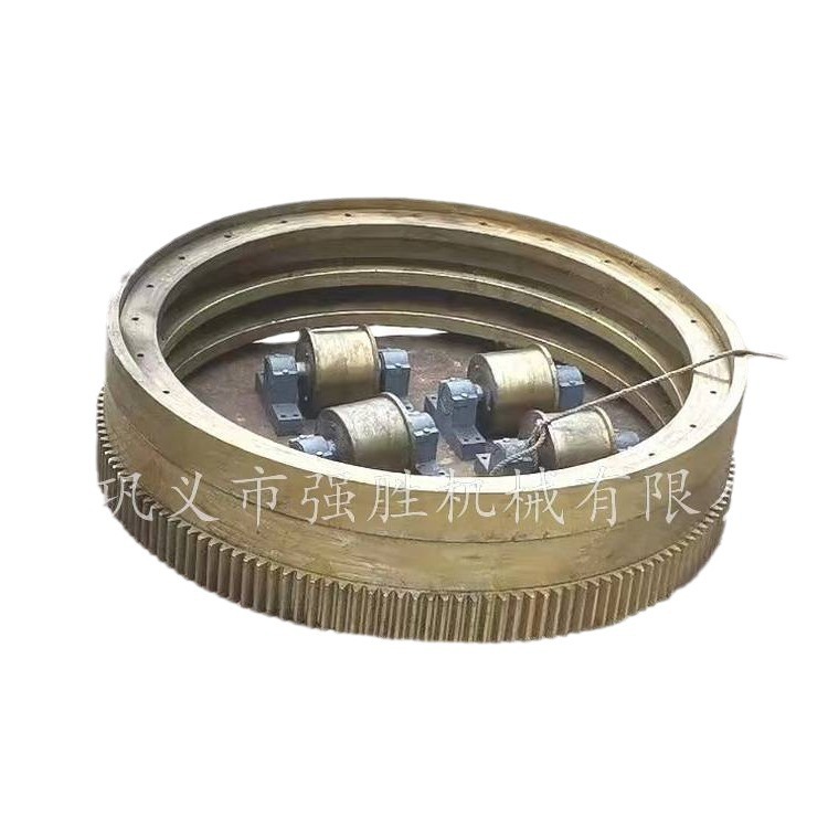 Qiangsheng Produces Rotary Kiln Supporting Gears, Steel Ring Support Wheels, Wheel Bearings, and Has Been Manufacturing Them All Year Round
