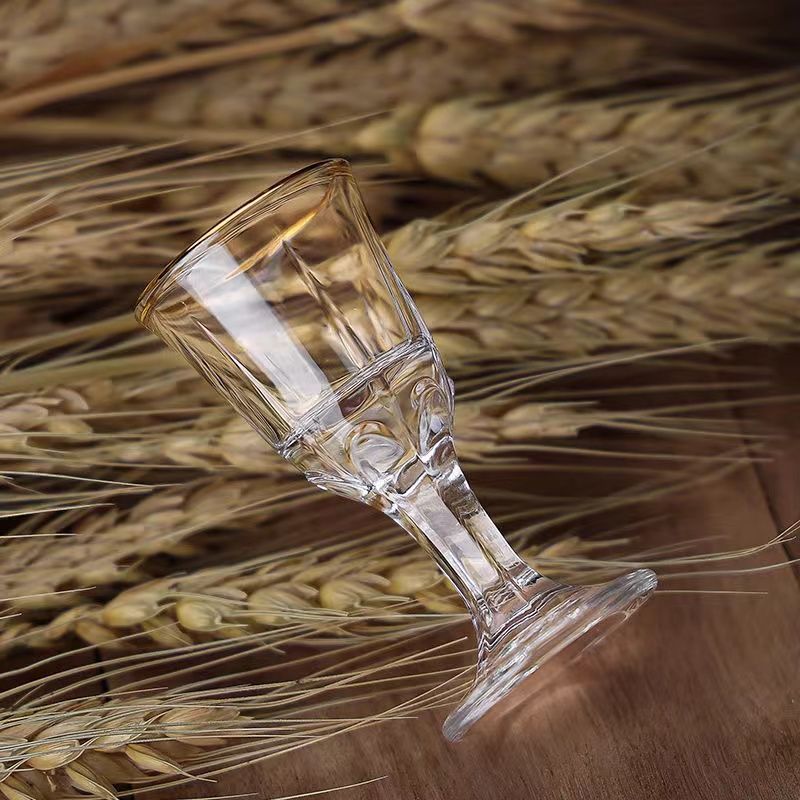 Thickened White Wine Glass 100ml Graduated Wine Divider Wine Set Spirits Bullet Cup Wine Divider Tall Small Wine Glass