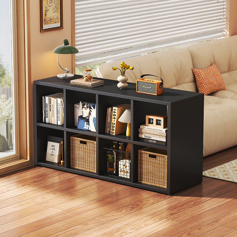 Kalike Grids Cabinet Free Combination Bookshelf Floor-Standing Storage Rack Home Living Room Wall-Mounted Steel Storage Locker