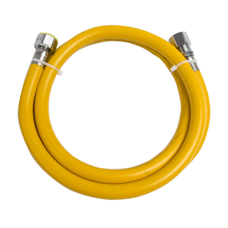 Xingwaneld Natural Gas Hose Connecting Pipe 304 Stainless Steel Corrugated Household Explosion-Proof Water Heater Gas Pipe