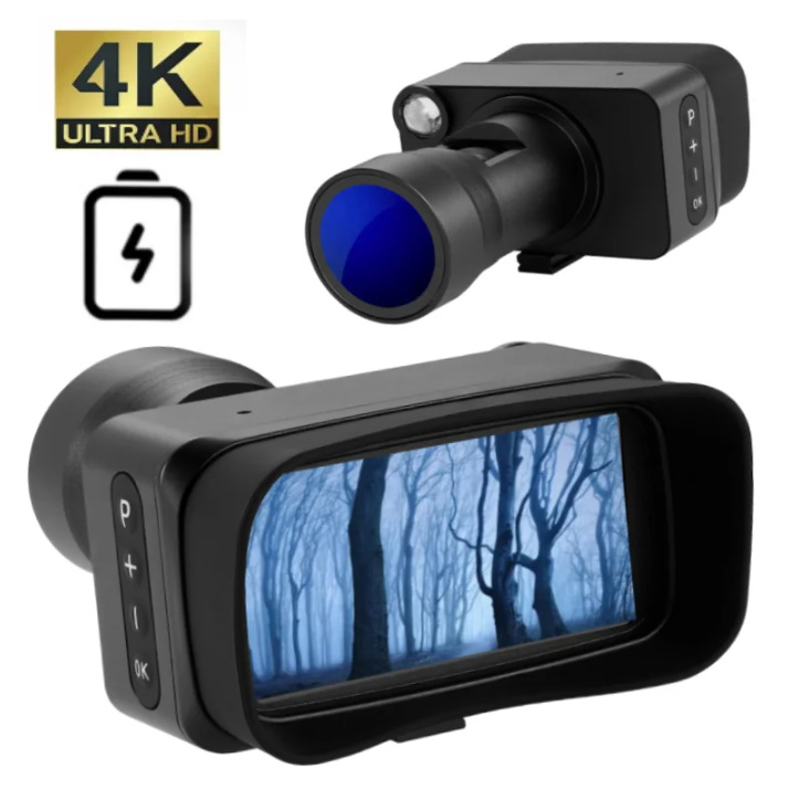 Low light full color HD digital cross cursor aiming night vision telescope photography video outdoor night fishing artifact