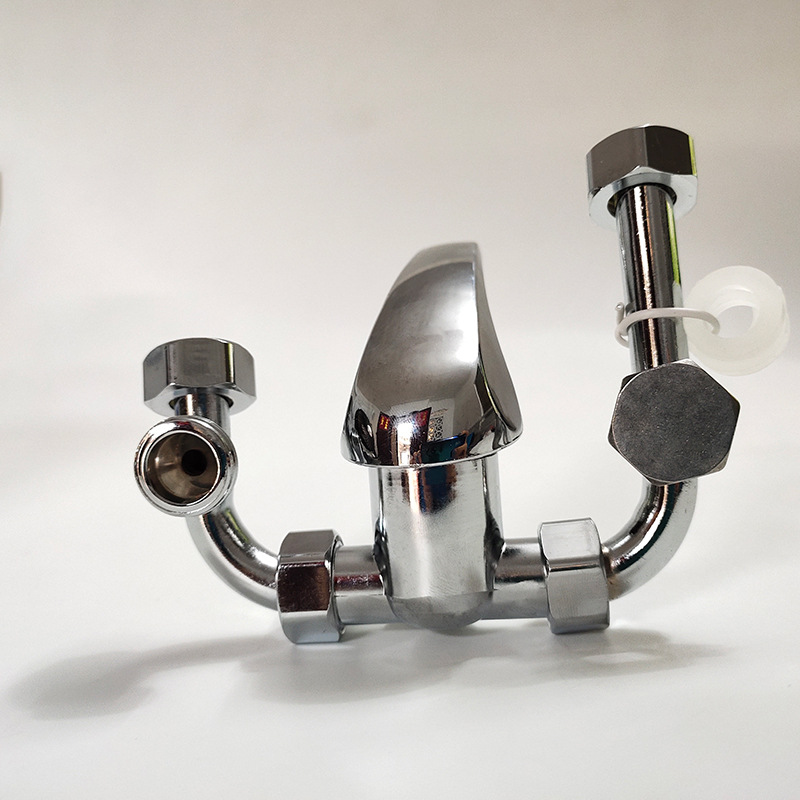 Electric Water Heater Mixing Valve U-Shaped Mixing Faucet Hot and Cold Mixing Valve Electroplated Hanging Shower Switch New Model