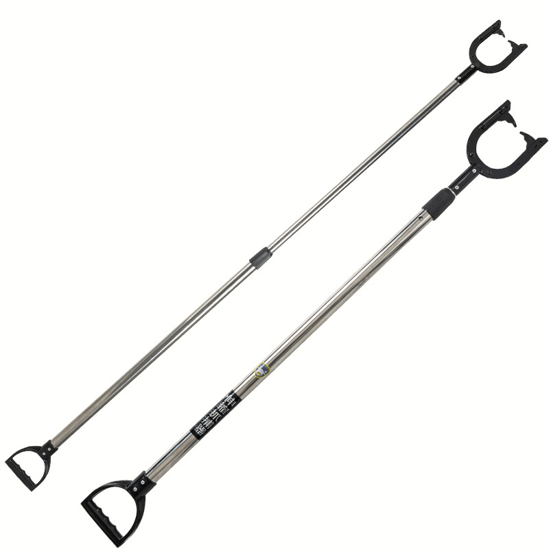 Iron-Headed Foot Fork Telescopic Stainless Steel Catching Fork Security Equipment Eight-Piece Set Security Anti-Riot Equipment Campus Equipment